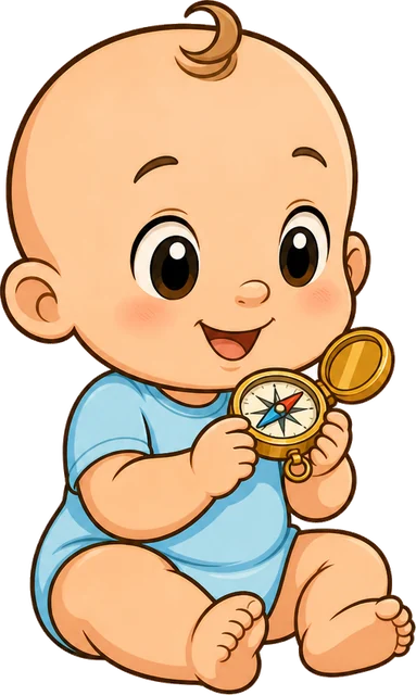 Ilustración de Baby Explorers